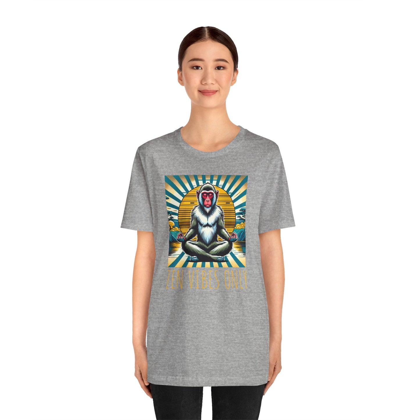 Stay Zen Collection -  Zen Monkey Classic Unisex Tshirt.