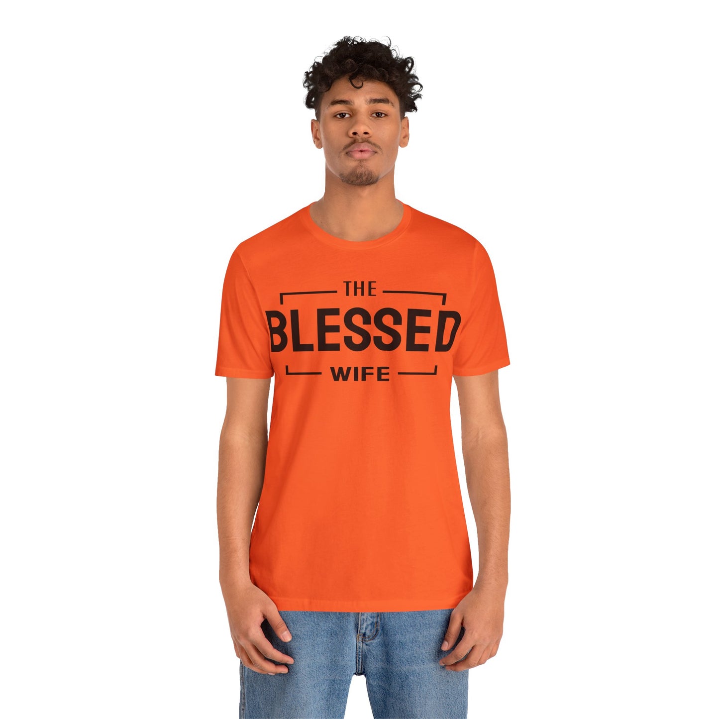 The Blessed Wife - Couples Collection Unisex Jersey Short Sleeve Tee