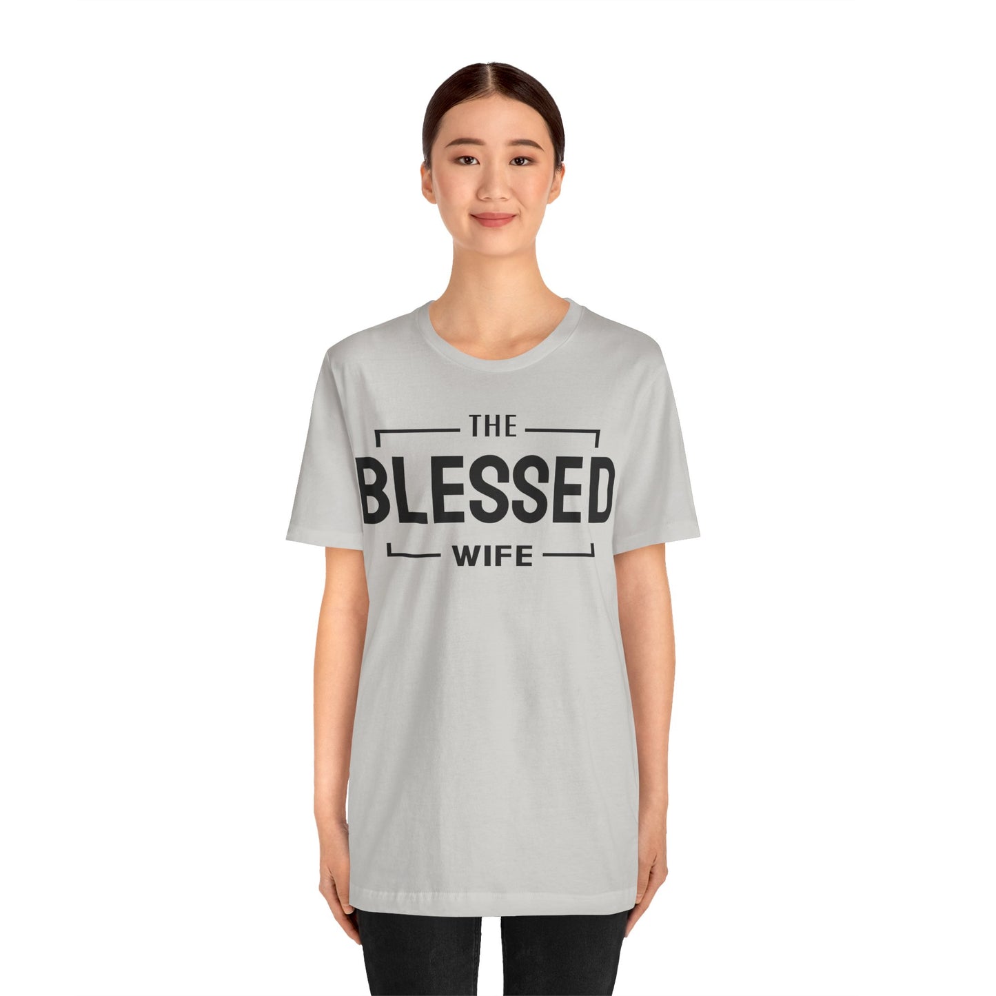 The Blessed Wife - Couples Collection Unisex Jersey Short Sleeve Tee