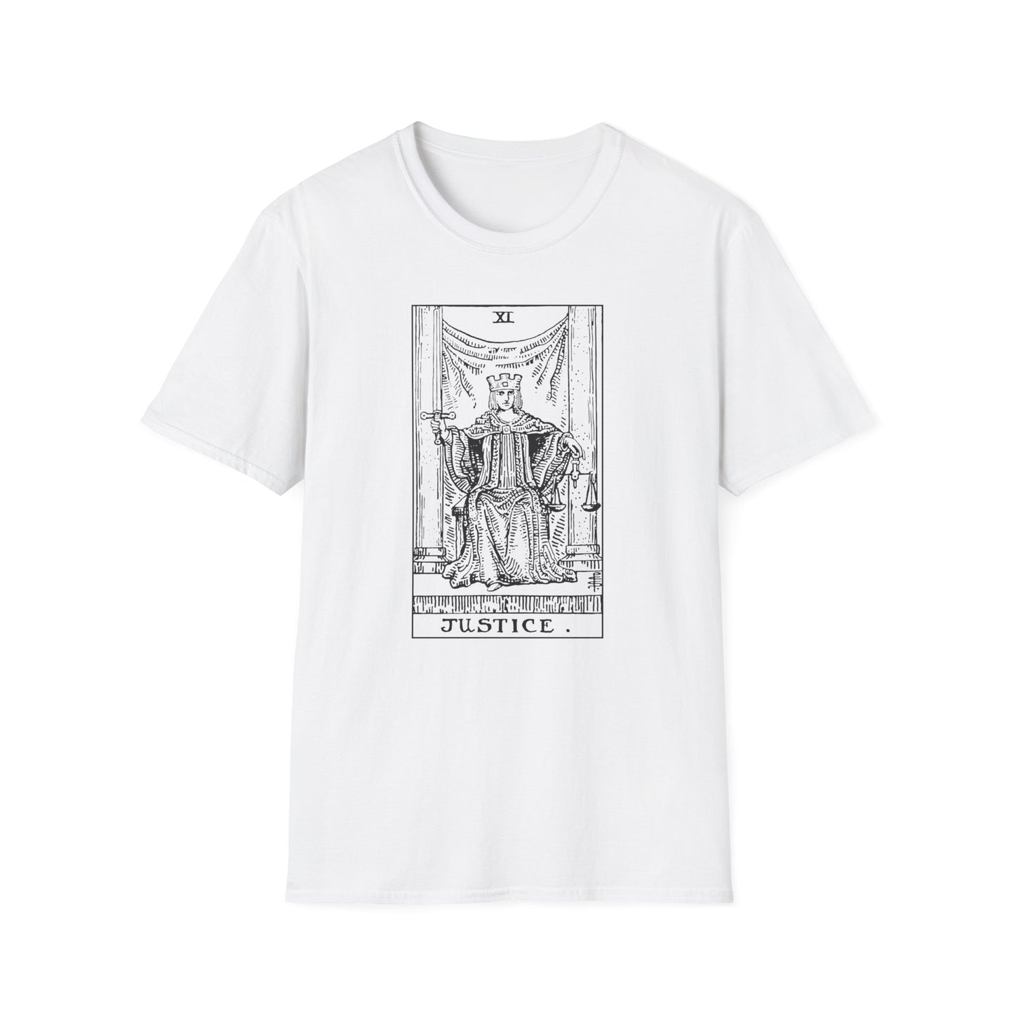 The Justice - Arcana Collection Unisex Softstyle T-Shirt