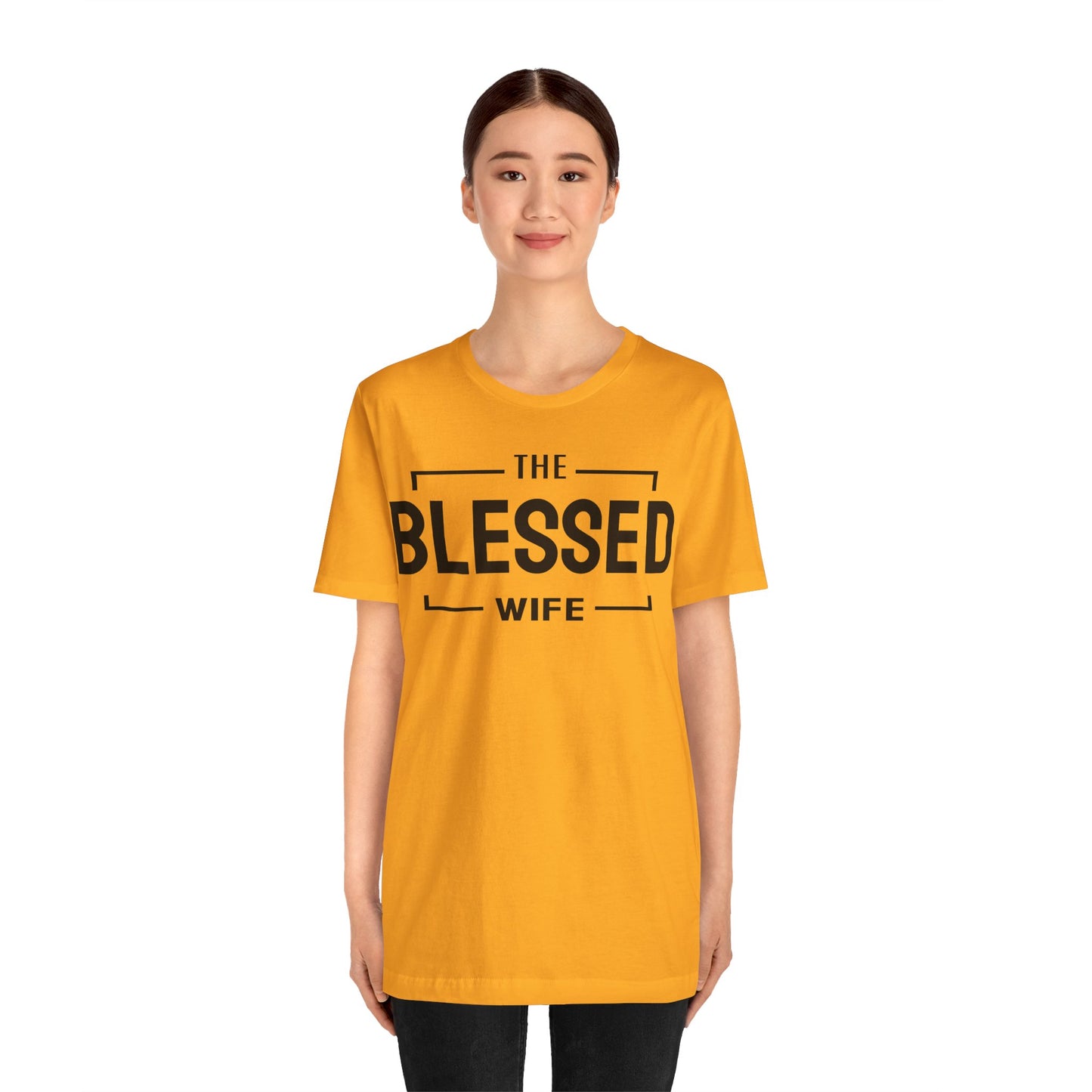 The Blessed Wife - Couples Collection Unisex Jersey Short Sleeve Tee