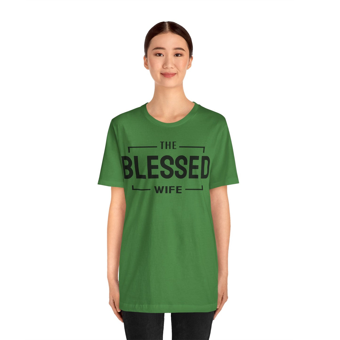 The Blessed Wife - Couples Collection Unisex Jersey Short Sleeve Tee