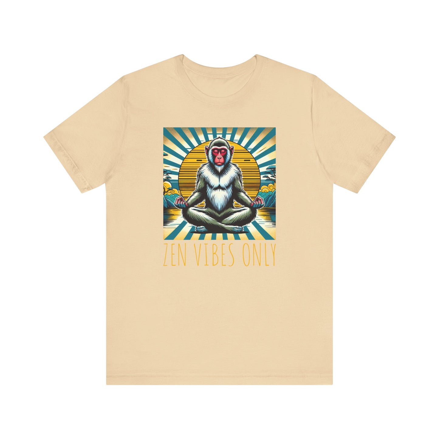 Stay Zen Collection -  Zen Monkey Classic Unisex Tshirt.