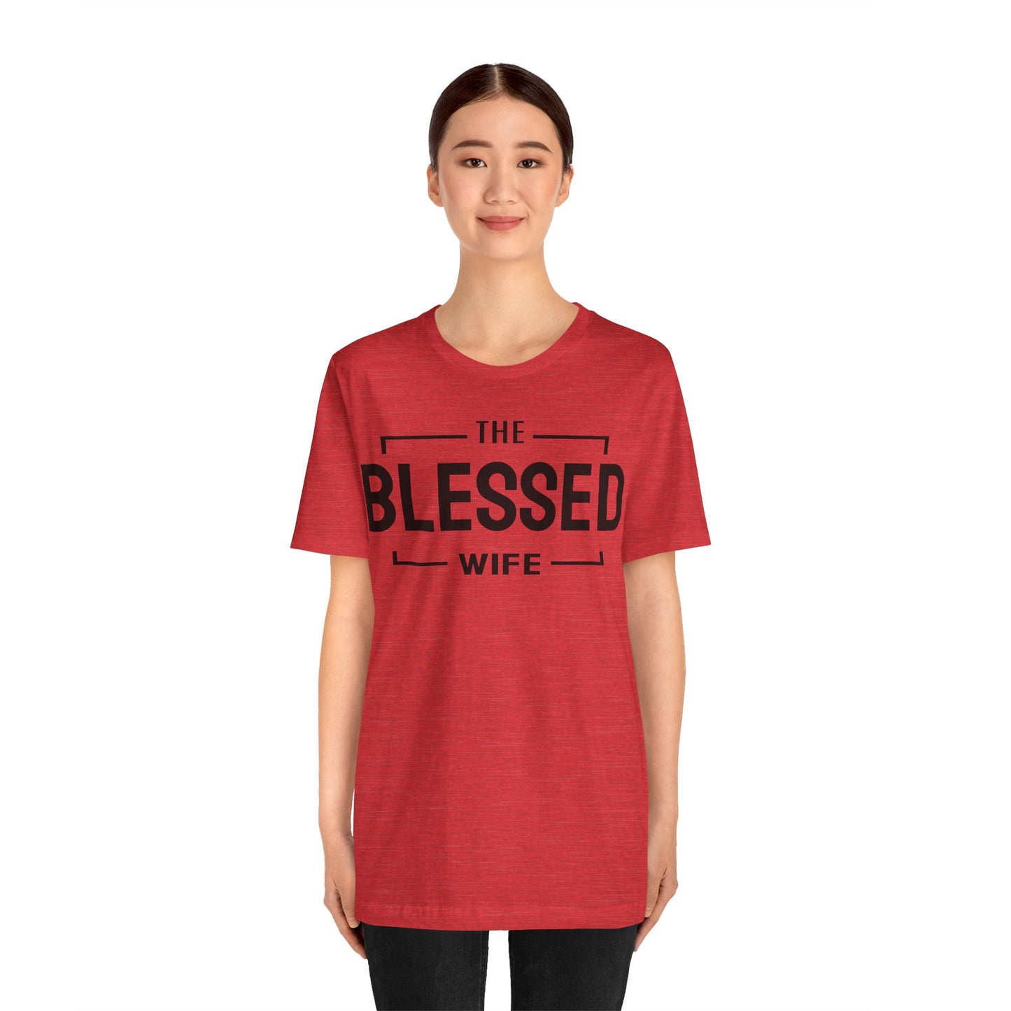 The Blessed Wife - Couples Collection Unisex Jersey Short Sleeve Tee