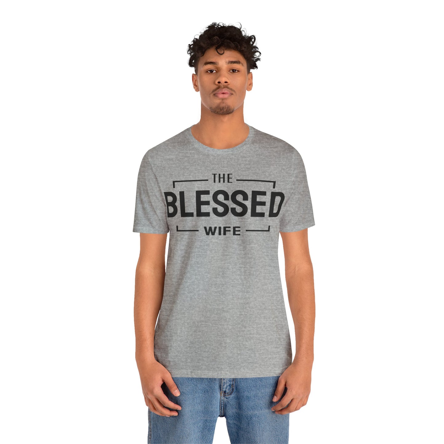 The Blessed Wife - Couples Collection Unisex Jersey Short Sleeve Tee