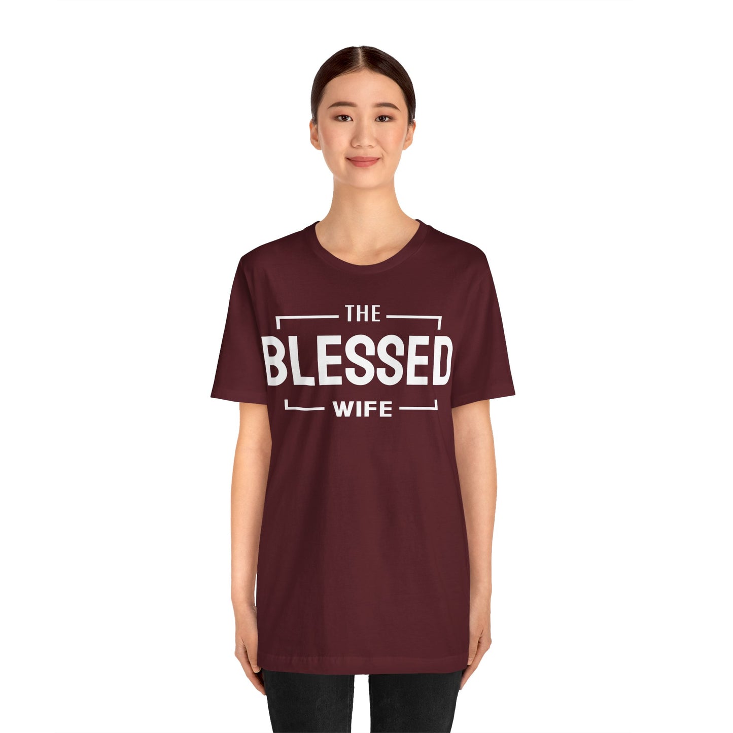 Blessed Wife - Couples Collection Unisex Jersey Short Sleeve Tee