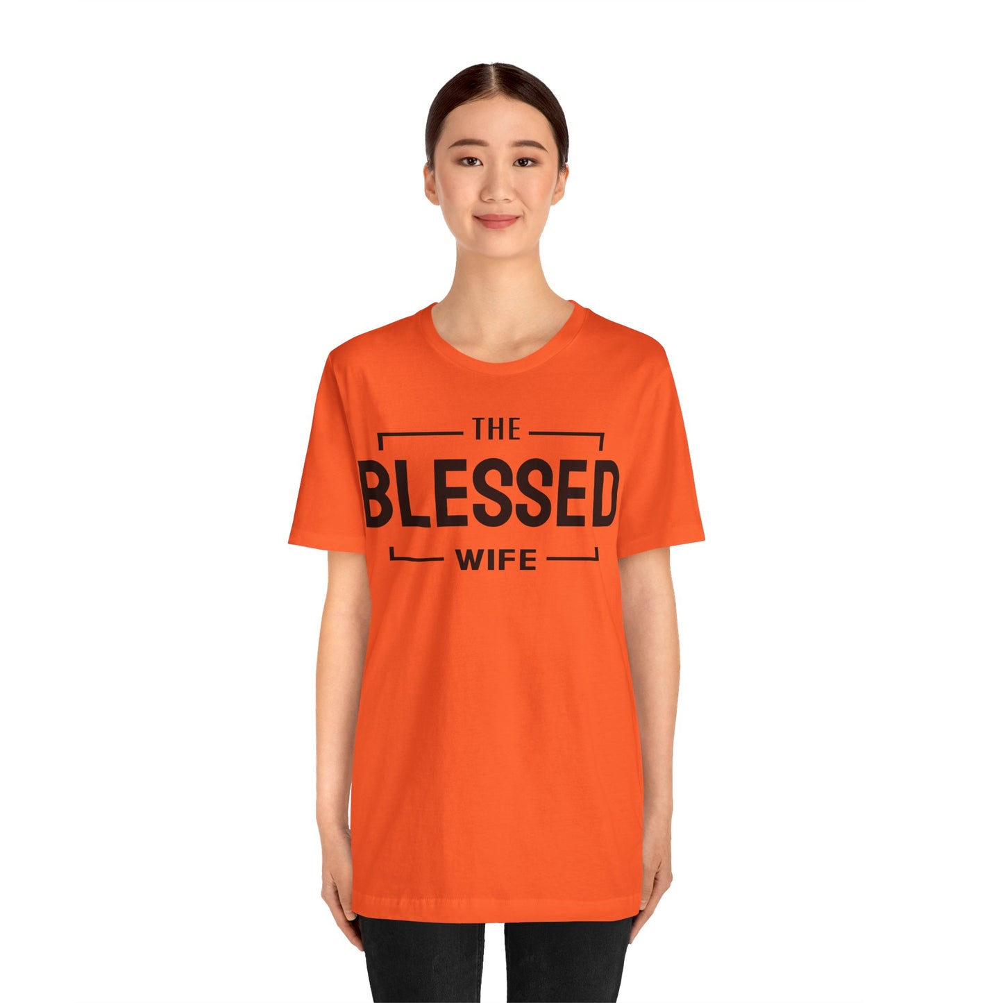 The Blessed Wife - Couples Collection Unisex Jersey Short Sleeve Tee