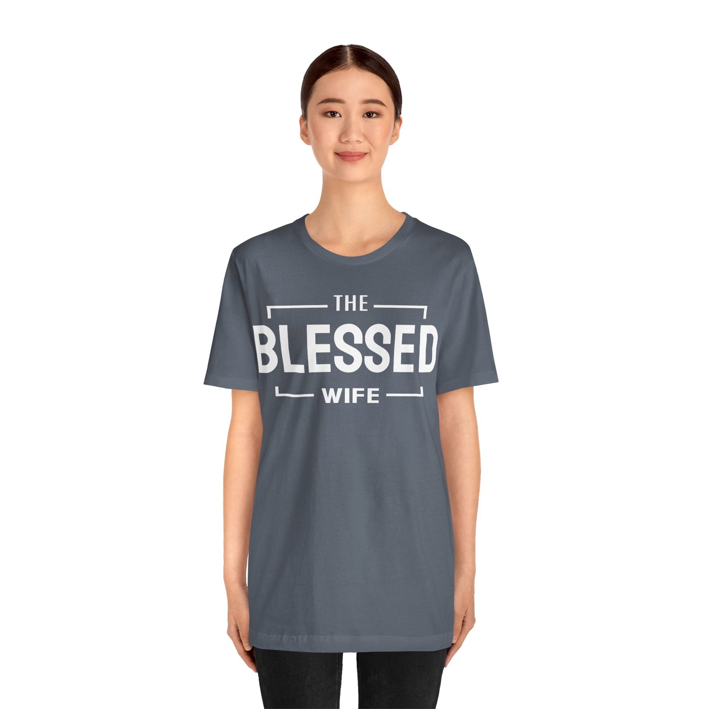 Blessed Wife - Couples Collection Unisex Jersey Short Sleeve Tee