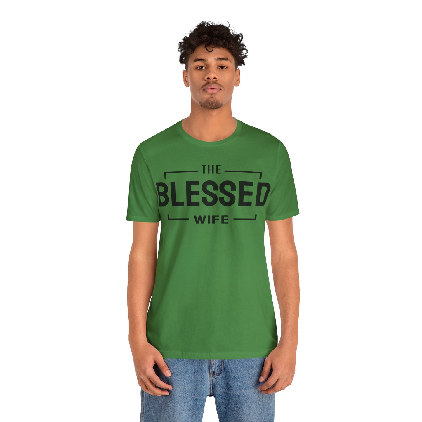 The Blessed Wife - Couples Collection Unisex Jersey Short Sleeve Tee