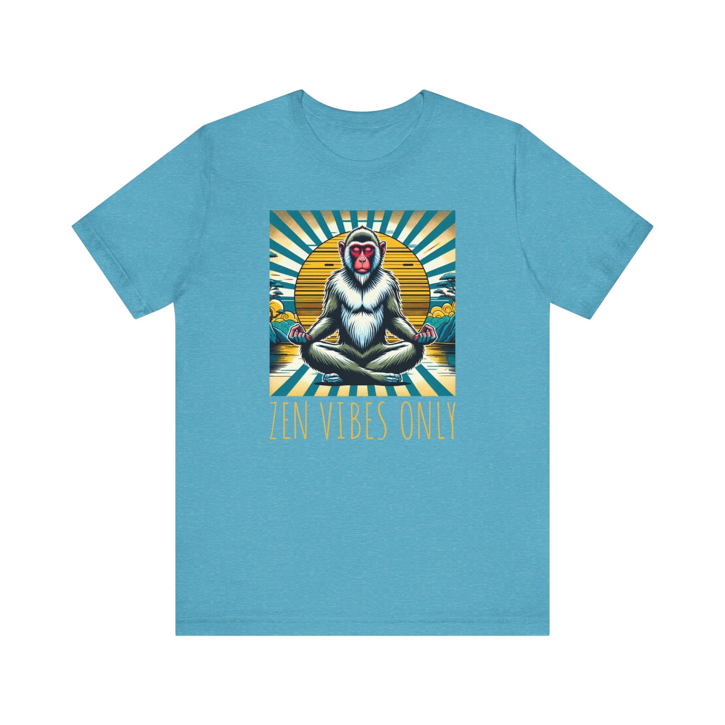 Stay Zen Collection -  Zen Monkey Classic Unisex Tshirt.