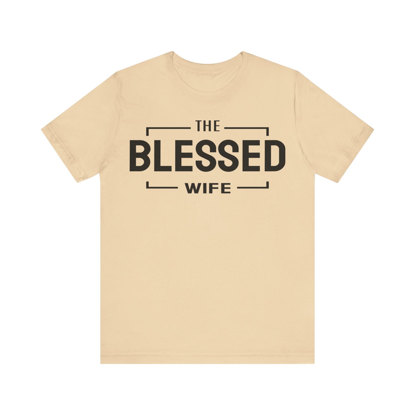 The Blessed Wife - Couples Collection Unisex Jersey Short Sleeve Tee