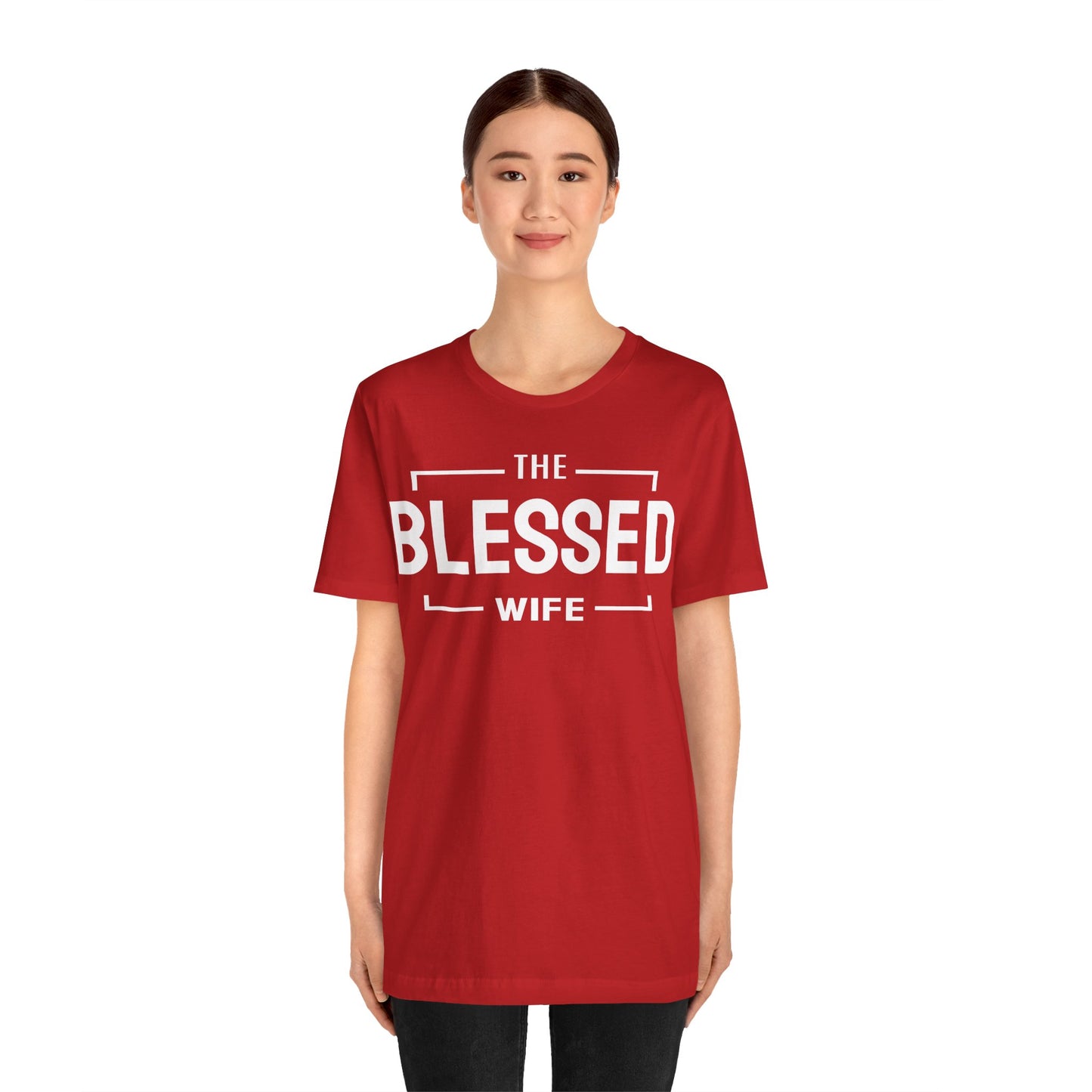 Blessed Wife - Couples Collection Unisex Jersey Short Sleeve Tee