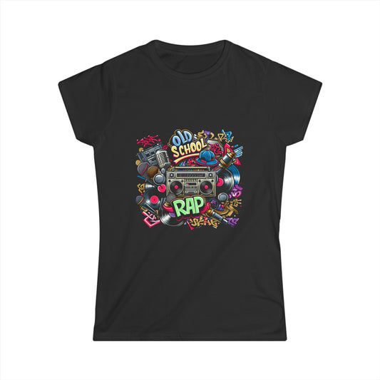 Old School Rap/Hip Hop Women's Softstyle Tee