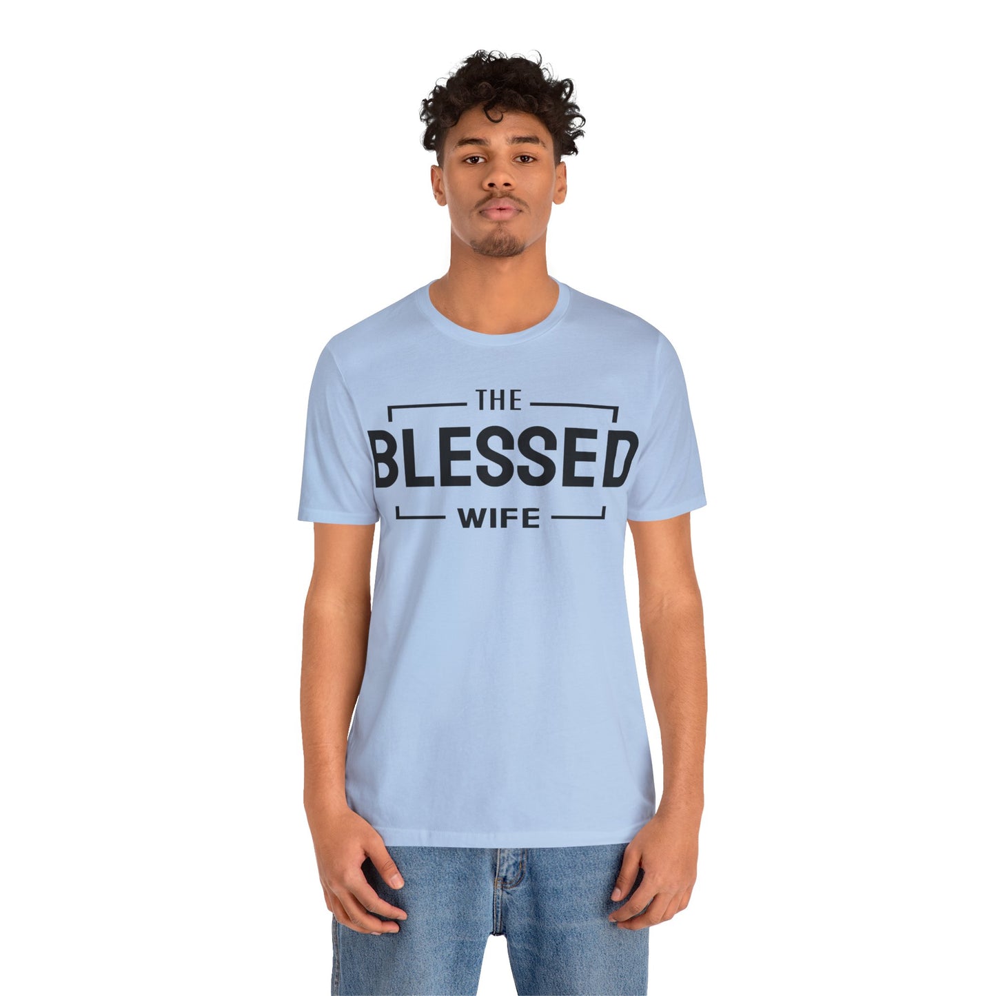 The Blessed Wife - Couples Collection Unisex Jersey Short Sleeve Tee