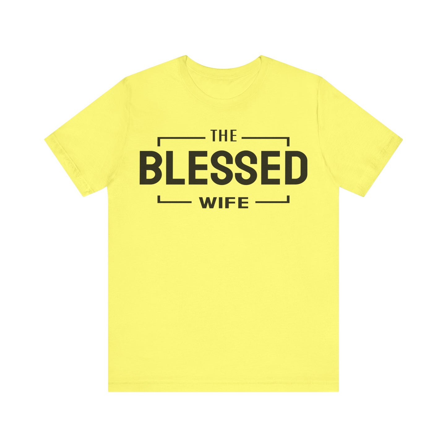 The Blessed Wife - Couples Collection Unisex Jersey Short Sleeve Tee